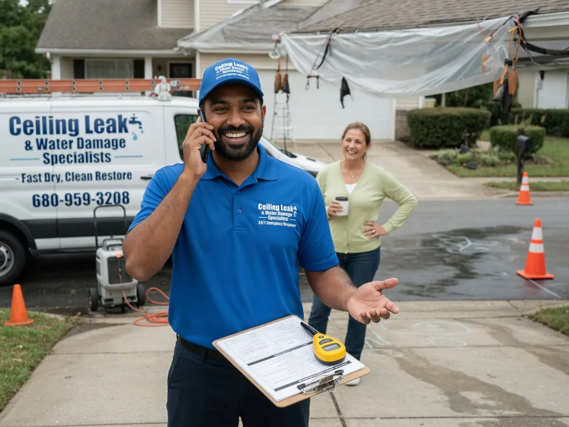 Ceiling Leak Cleanup Ruleville, MS FAQs
